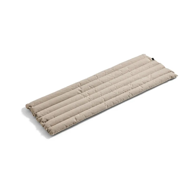 Traverse Quilted Bench 114/Dining Bench Bankauflage Beige sand från HAY – produktbild