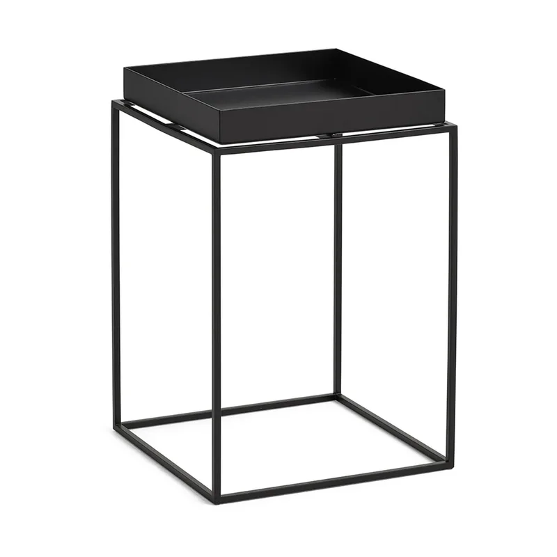 Tray Table mittelhoher Beistelltisch Schwarz, 30x30x44 cm by HAY – product photo