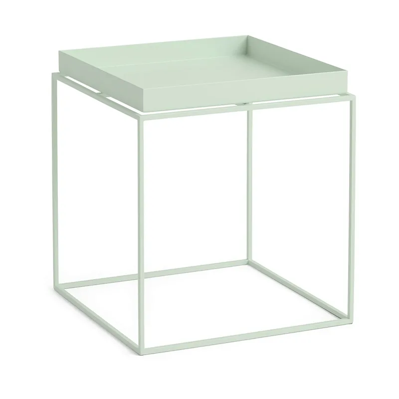 Tray Table mittelhoher Beistelltisch Soft Mint, 40x40x44 cm by HAY – product photo
