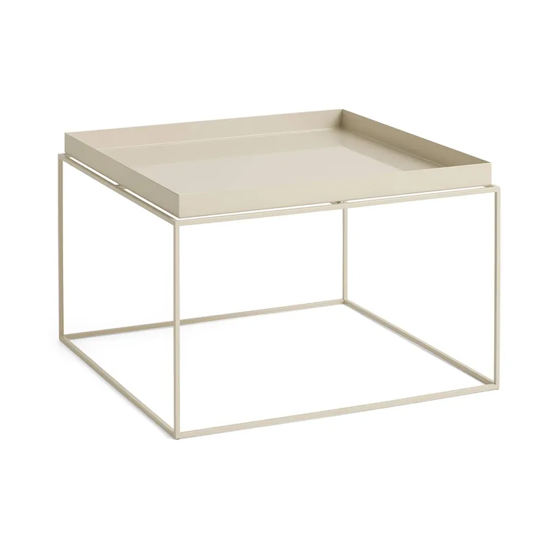 Tray Table mittelhoher Beistelltisch Warm Beige, 60x60x39 cm by HAY – product photo