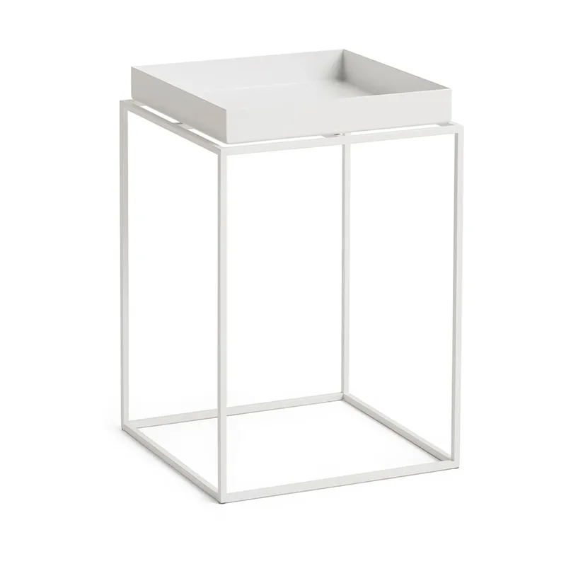 Tray Table mittelhoher Beistelltisch Weiß, 30x30x44 cm by HAY – product photo