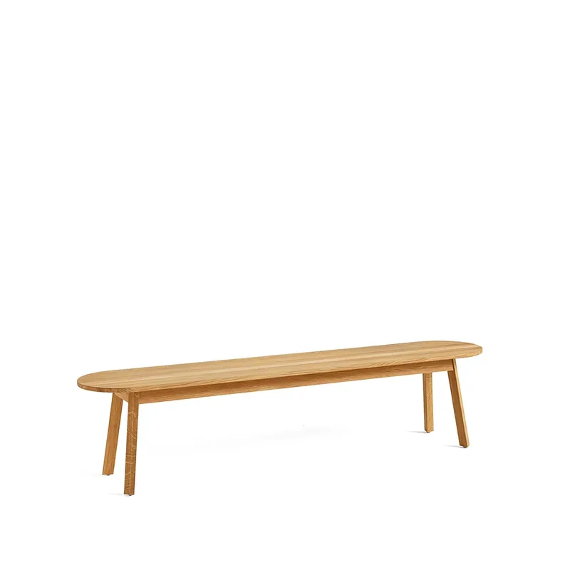 Triangle Leg Bank geölte Eiche, 200 cm från HAY – produktbild