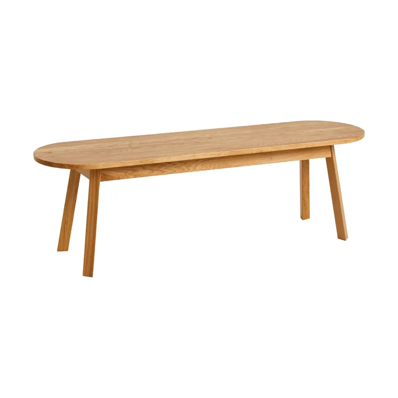 Triangle Leg Bank water-based lacquered oak, 150 cm från HAY – produktbild