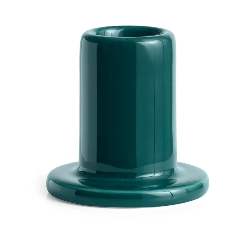 Tube Kerzenhalter 5cm Dark green by HAY – product photo