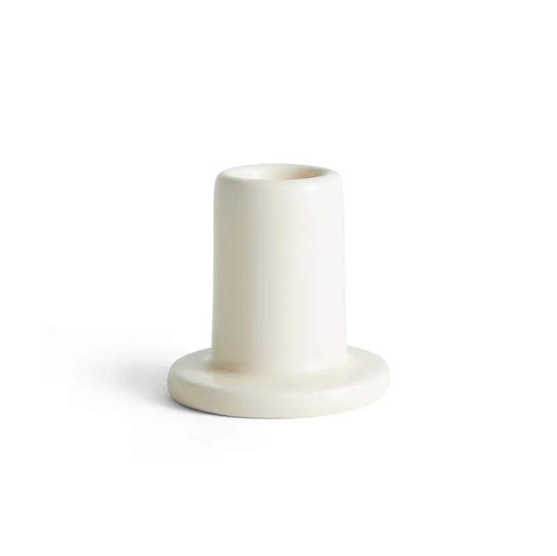 Tube Kerzenhalter 5cm Off-white by HAY – product photo