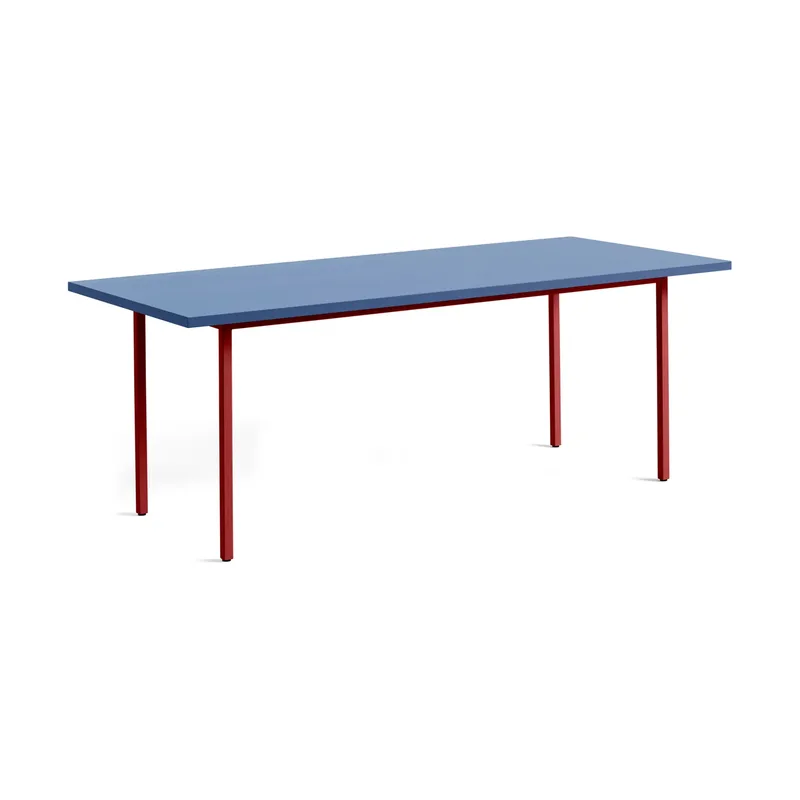 Two-Colour Esstisch 90x200 cm Maroon red-blue by HAY – product photo