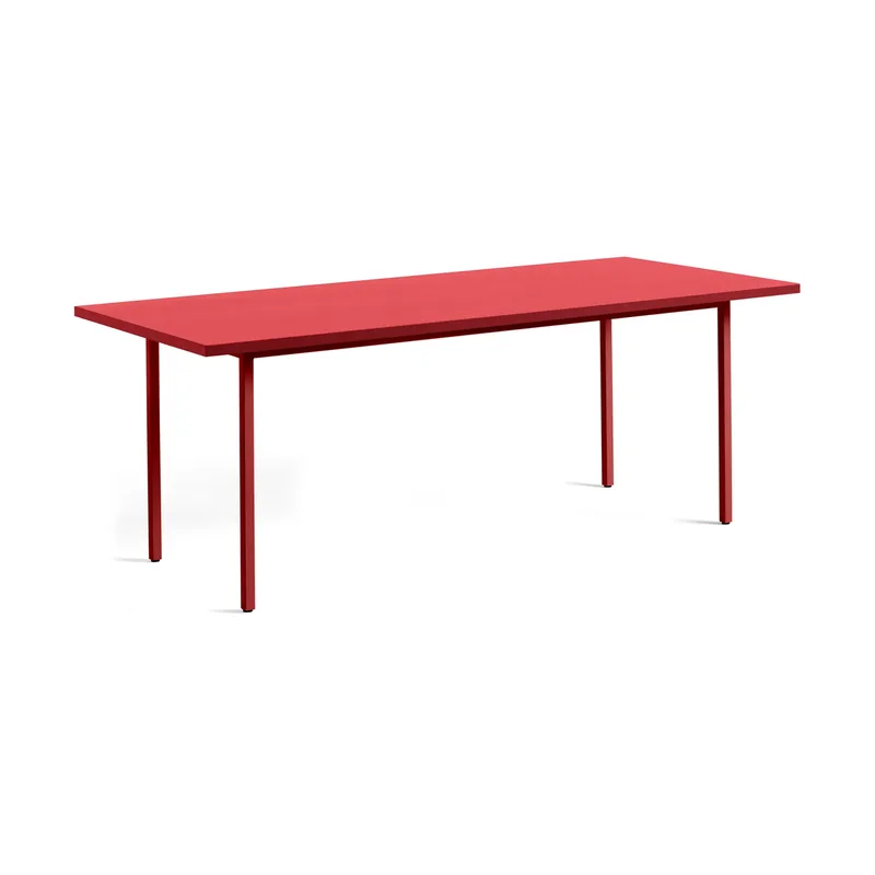 Two-Colour Esstisch 90x200 cm Maroon red-red by HAY – product photo