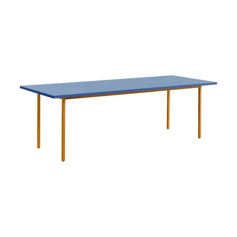 Two-Colour Esstisch 90x240 cm Ochre-blue by HAY – product photo