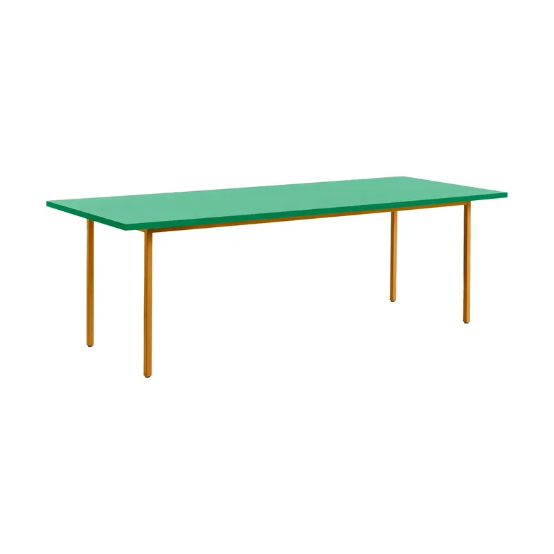 Two-Colour Esstisch 90x240 cm Ochre-green mint by HAY – product photo