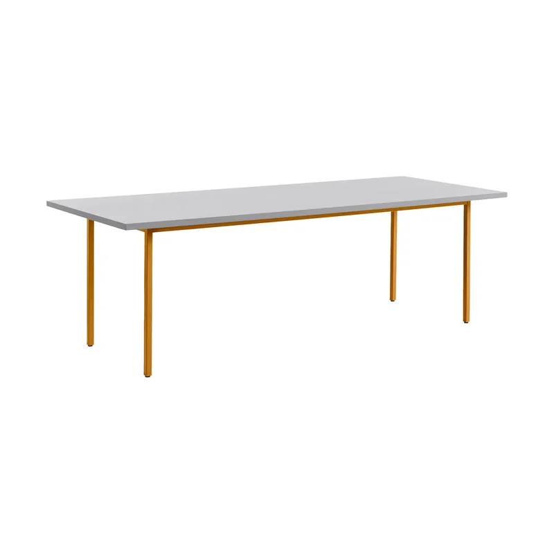 Two-Colour Esstisch 90x240 cm Ochre-light grey by HAY – product photo