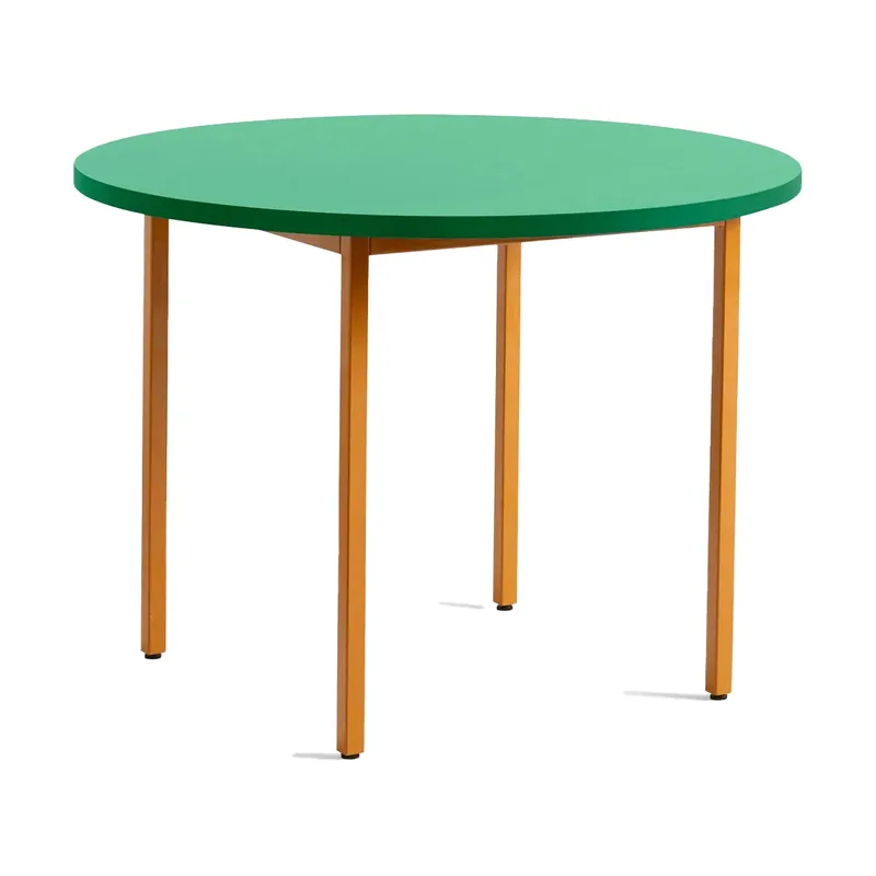 Two-Colour Esstisch Ø105 cm Ochre-green mint by HAY – product photo