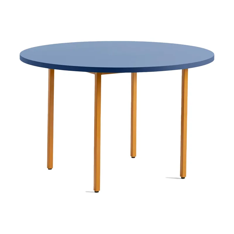 Two-Colour Esstisch Ø120 cm Ochre-blue by HAY – product photo