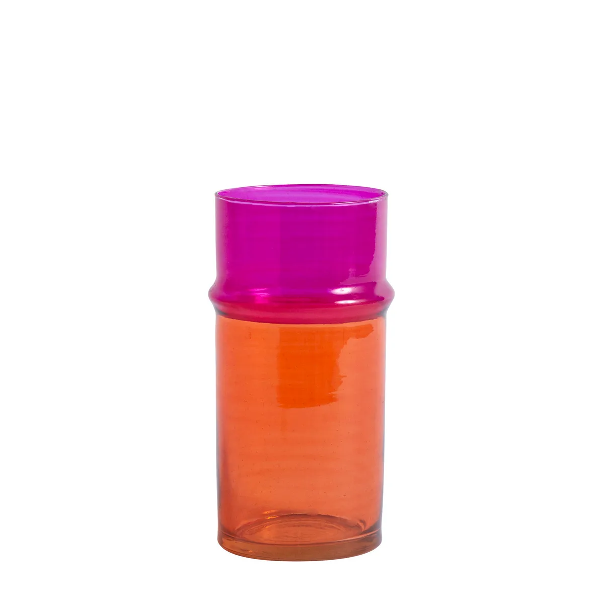Vase Moroccan - Orange - Recyceltes mundgeblasenes Glas von HAY – Produktfoto