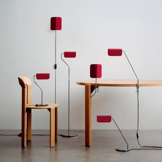 vloerlamp Apex, hoogte 110 cm, E14, staal by HAY in Red – product photo 2 of 2