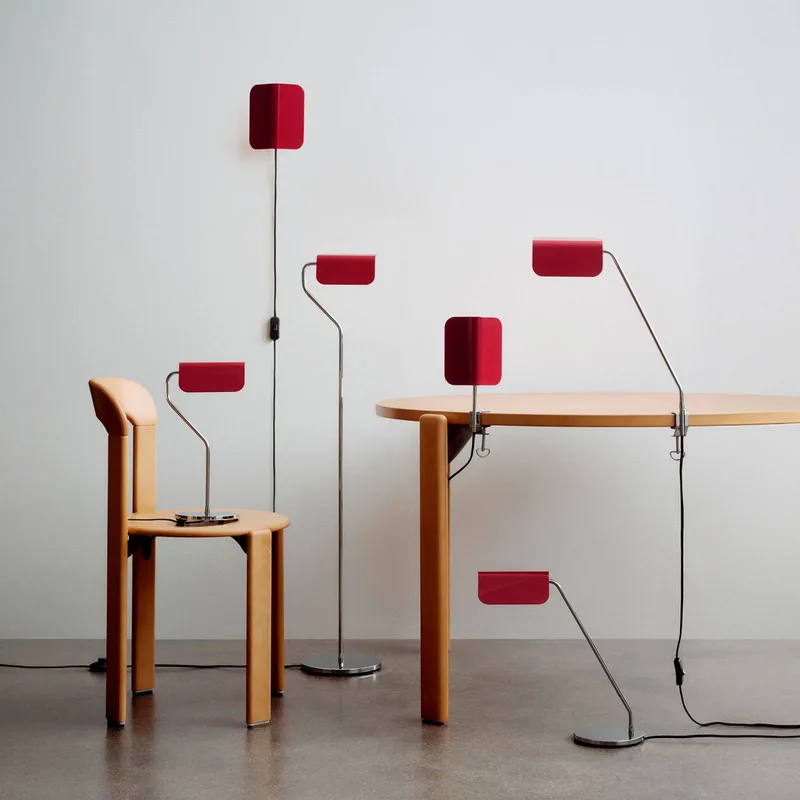 vloerlamp Apex, hoogte 110 cm, E14, staal by HAY in Red – product photo 2 of 2