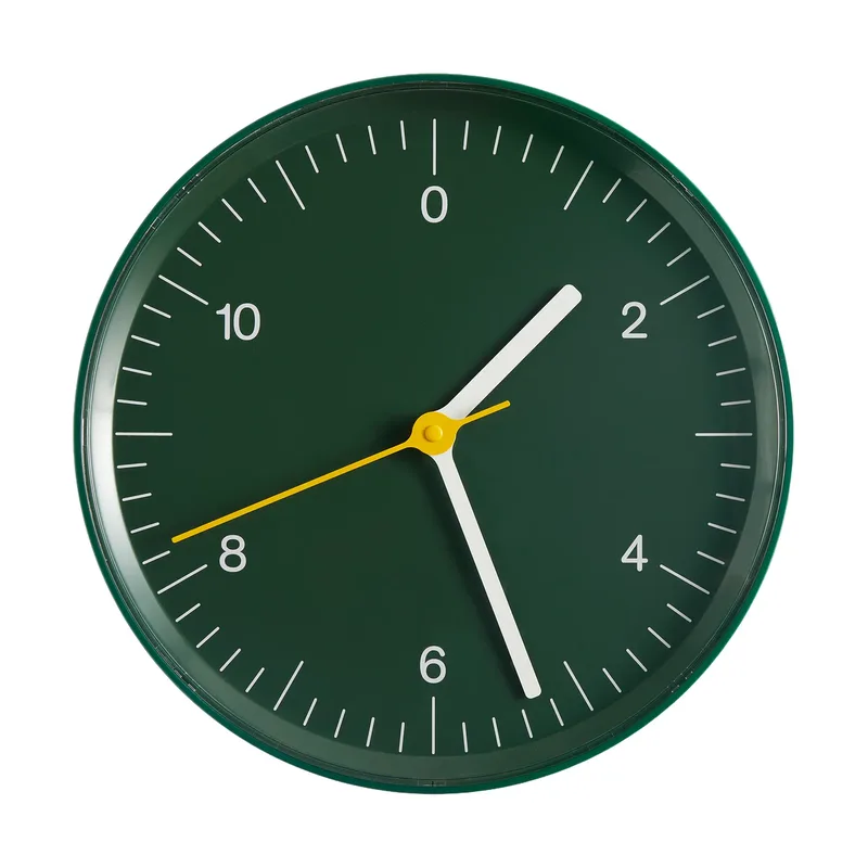 Wall Clock Wanduhr Ø26,5cm Green by HAY – product photo