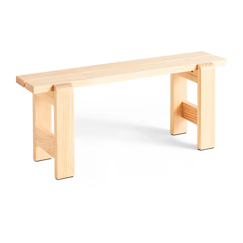 Weekday Bank 111x23 cm Kiefernholz lackiert Natural från HAY – produktbild