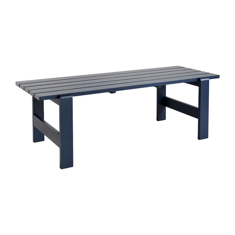Weekday Tisch 230x83 cm Kiefernholz lackiert Steel blue van HAY – productfoto