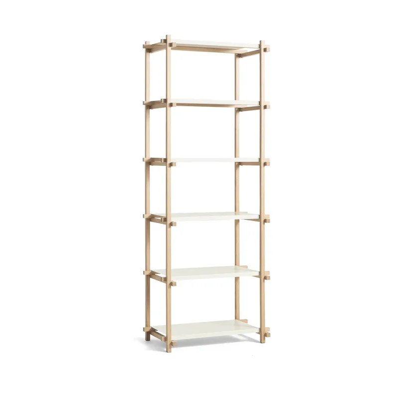 Woody Column Wandregal Oak-almond white, high by HAY – product photo
