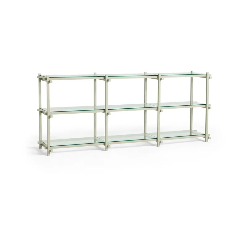 Woody Wandregal Beech-clear glass, low by HAY – product photo