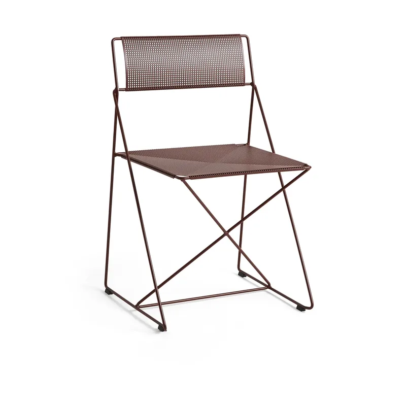 X-Line Indoor Outdoor Stuhl Iron red by HAY – product photo