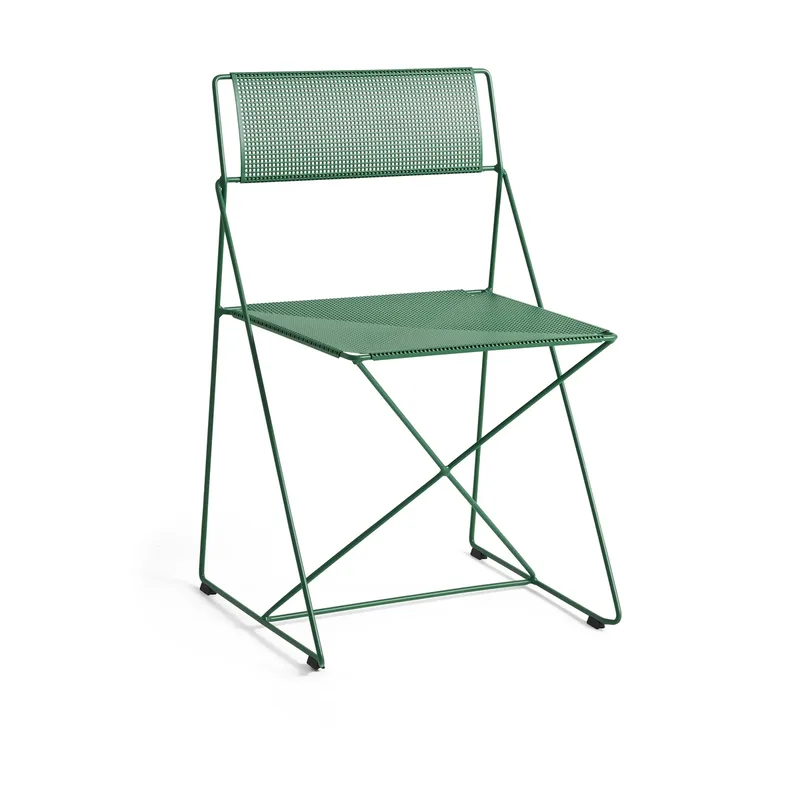 X-Line Indoor Outdoor Stuhl Leek green från HAY – produktbild