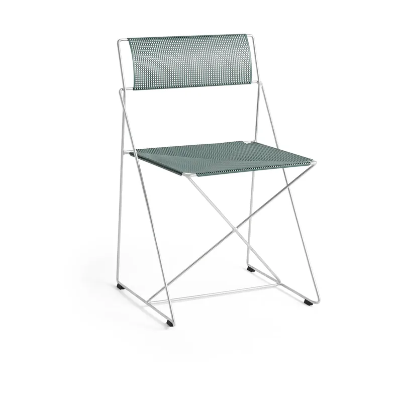 X-Line Indoor Outdoor Stuhl Moss-hot galvanised från HAY – produktbild