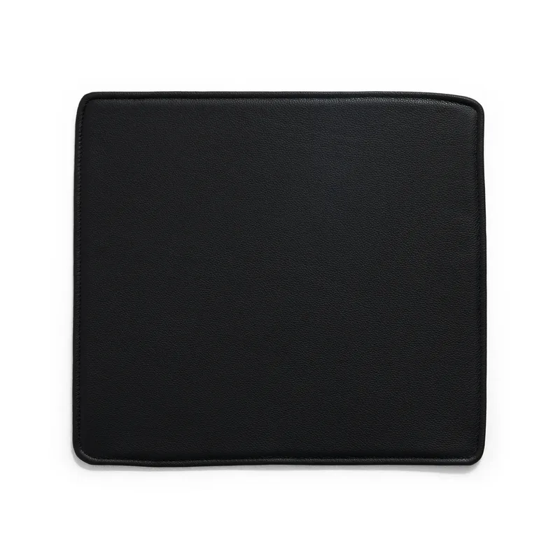 X-Line Indoor Stuhlkissen Black leather by HAY – product photo