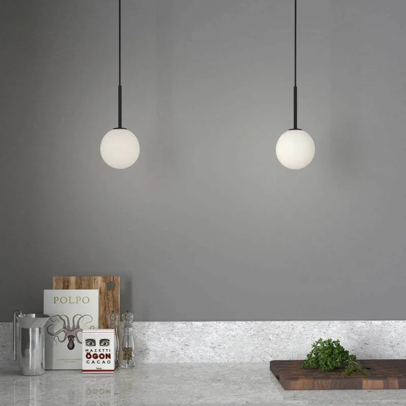 Ballon Hanglamp Matt Black von Herstal – Produktfoto