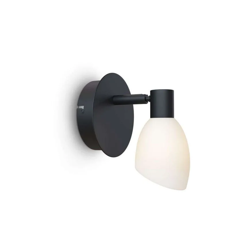 Cut 2 Wandlamp Black/Opal von Herstal – Produktfoto
