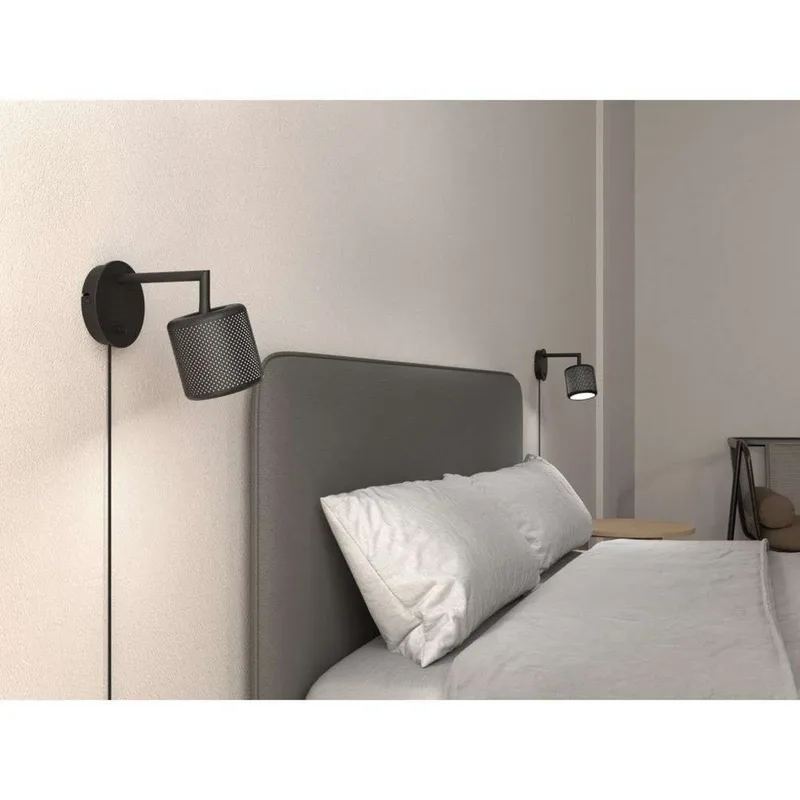 Grain Wandlamp XS Matt Black fra Herstal – produktbillede
