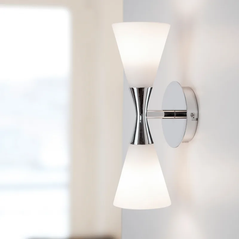 Harlekin Wandlamp Duo Chrome från Herstal – produktbild