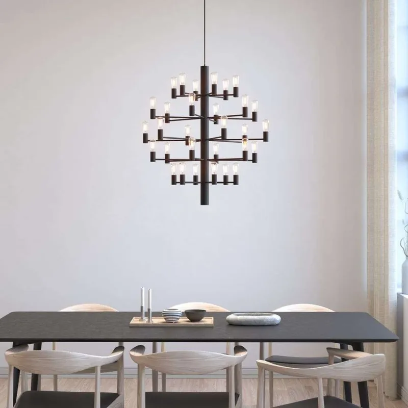 Manola 30 Kroonluchter Black von Herstal – Produktfoto