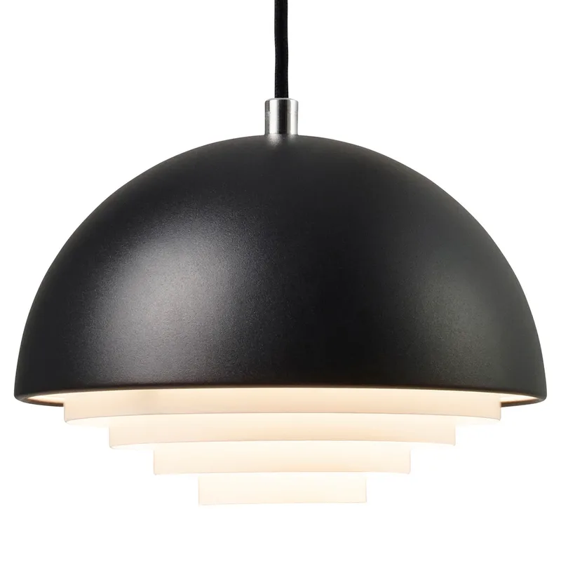 Motown Pendelleuchte M Schwarz van Herstal – productfoto
