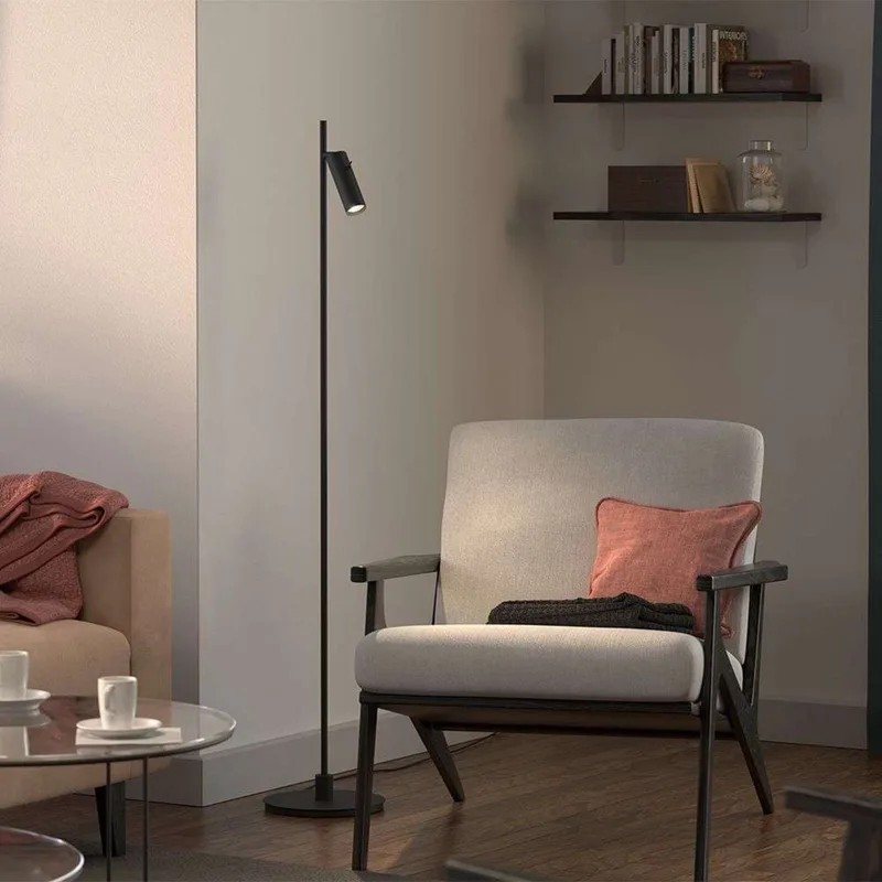 Pipeline 1 Vloerlamp Matt Black från Herstal – produktbild