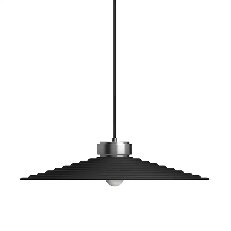 Sound pendel L schwarz E27 von Herstal – Produktfoto
