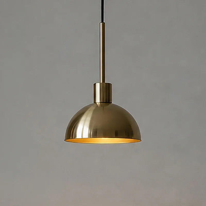 Vienda hanglamp, messing, Ø 20 cm, metaal, GU10 by Herstal – product photo