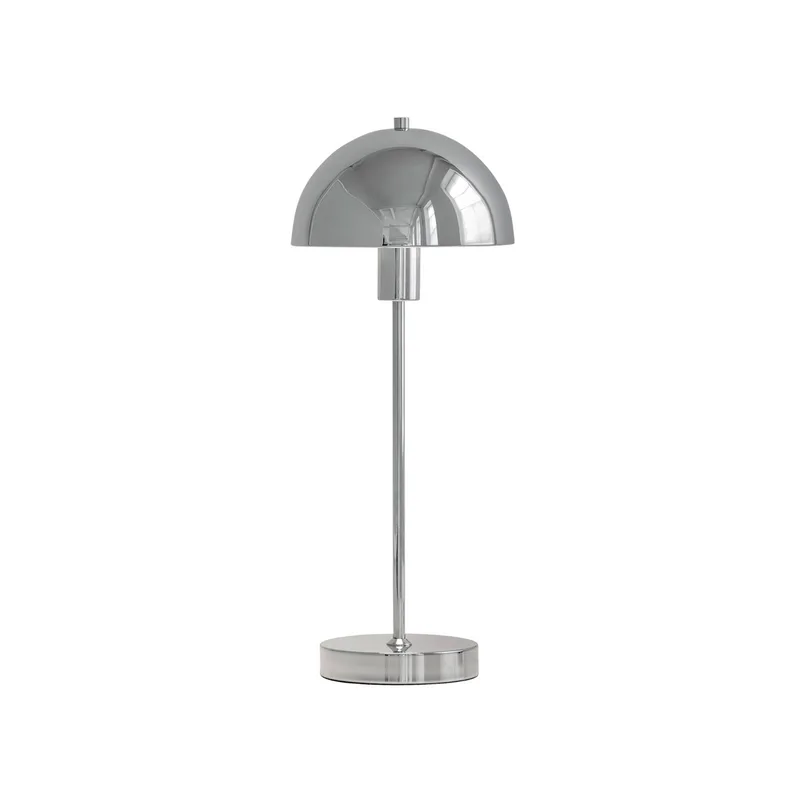 Vienda tafellamp, chroom, hoogte 50 cm, metaal, E14 van Herstal – productfoto