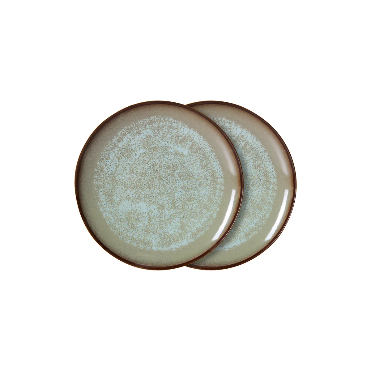 Assiette 70s ceramics - Gris - Grès émaillé de HKliving – photo du produit