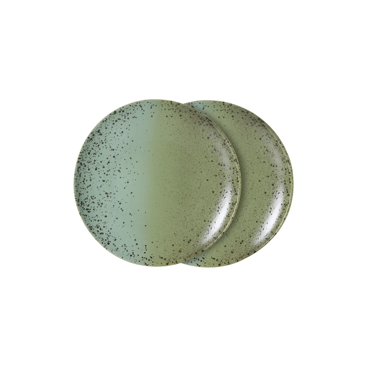 Assiette 70s ceramics - Vert - Grès émaillé de HKliving – photo du produit