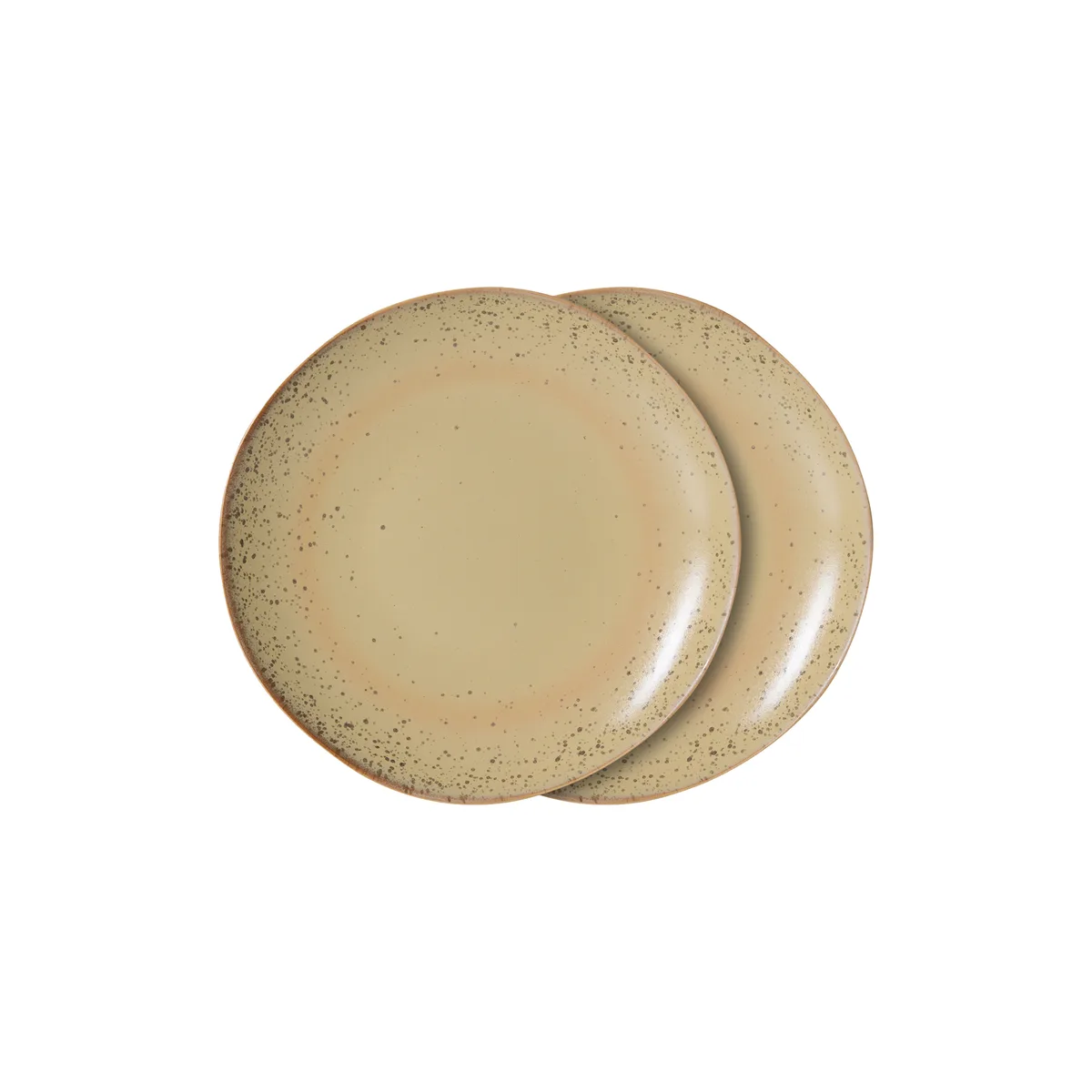Assiette à dessert 70s ceramics - Beige - Grès émaillé de HKliving – photo du produit