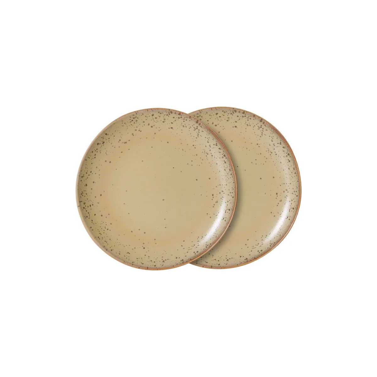 Assiette à dessert 70s ceramics - Beige - Grès émaillé de HKliving – photo du produit