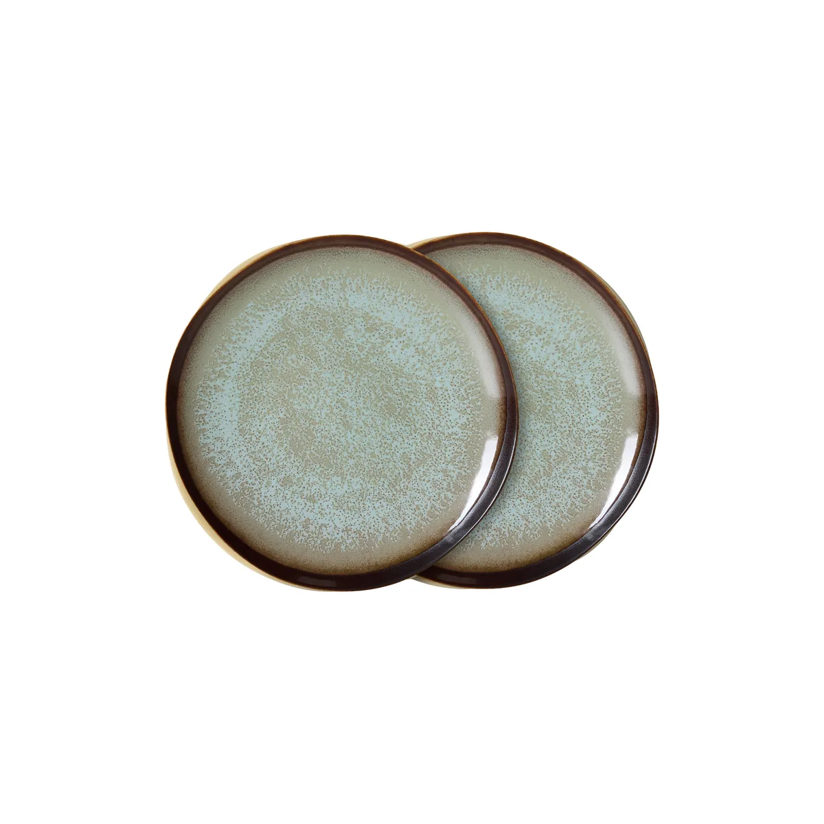 Assiette à dessert 70s ceramics - Gris - Grès émaillé von HKliving – Produktfoto