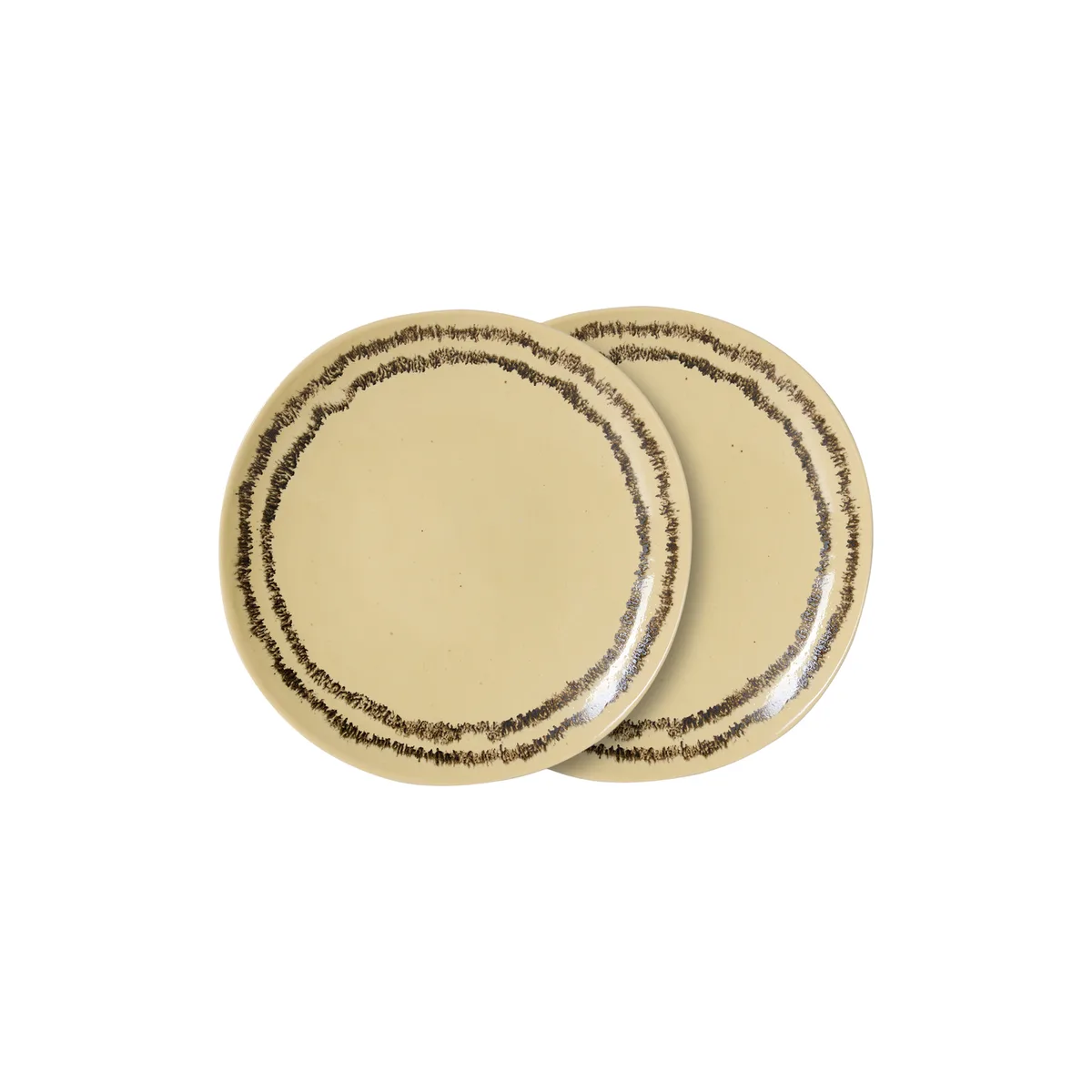 Assiette à dessert 70s ceramics - Jaune - Grès émaillé van HKliving – productfoto