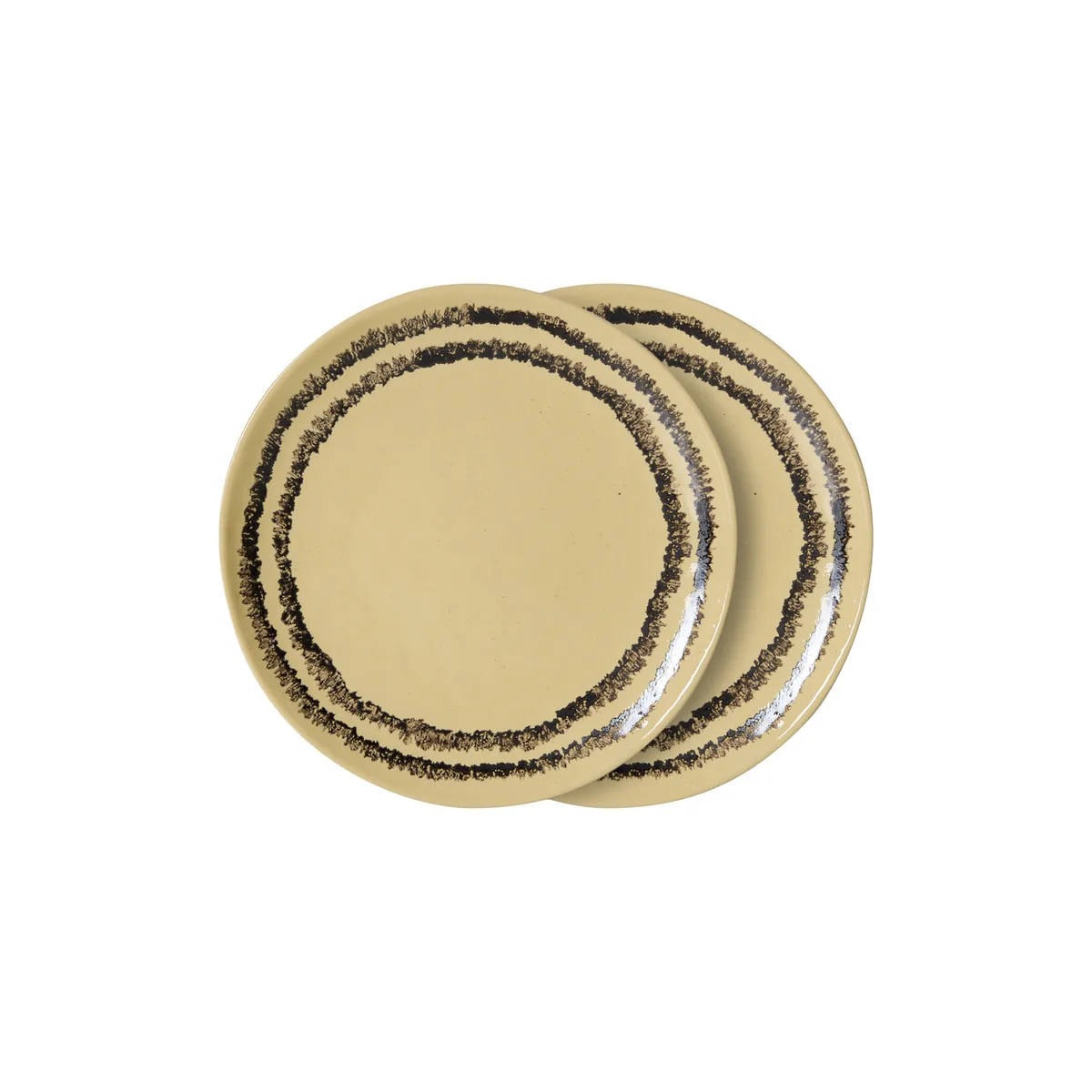 Assiette à dessert 70s ceramics - Jaune - Grès émaillé van HKliving – productfoto