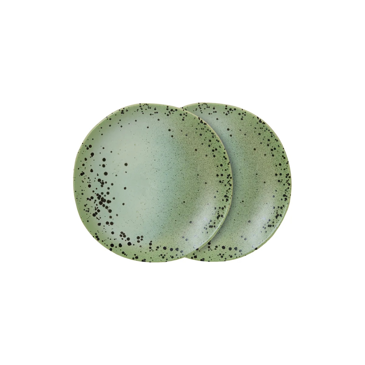 Assiette à dessert 70s ceramics - Vert - Grès émaillé von HKliving – Produktfoto