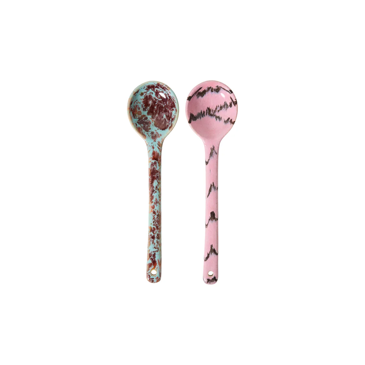 Cuillère de service 70s ceramics - Multicolore - Grès émaillé de HKliving – photo du produit