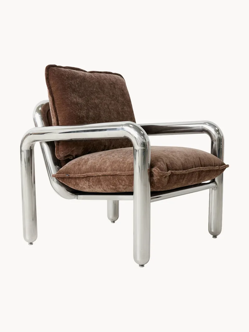 Fluwelen loungefauteuil van HKliving – productfoto