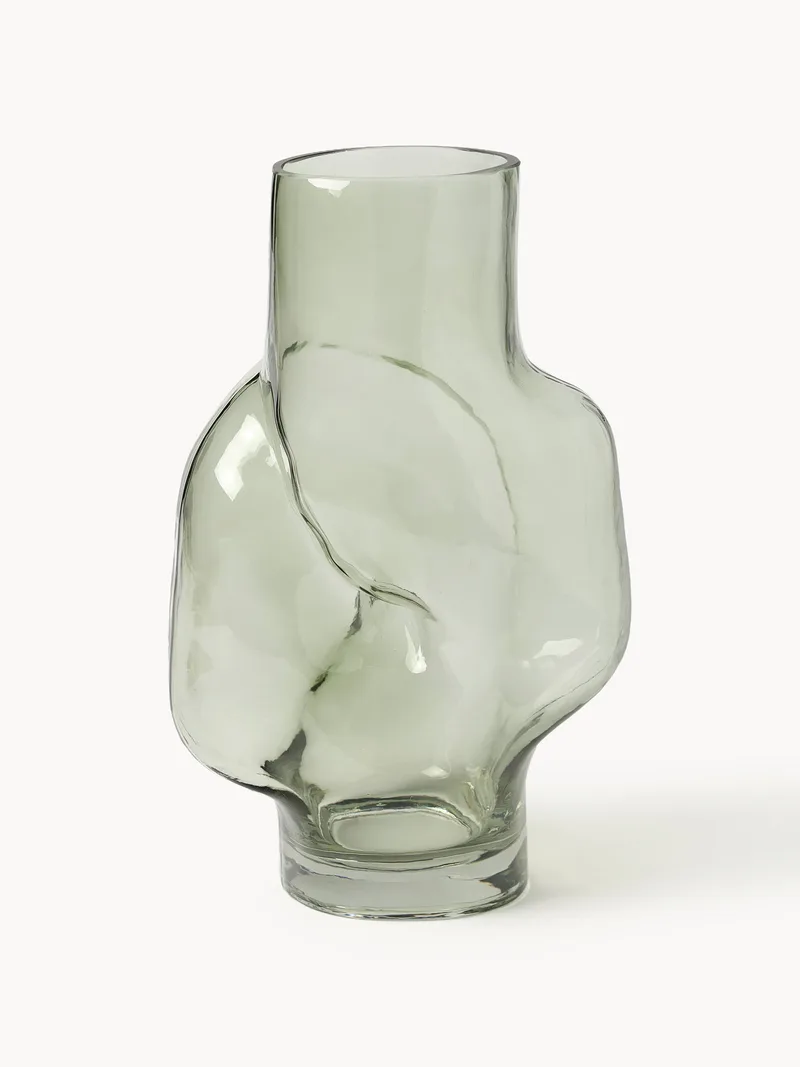 Handgemaakte glazen vaas Gleam, H 32 cm van HKliving – productfoto