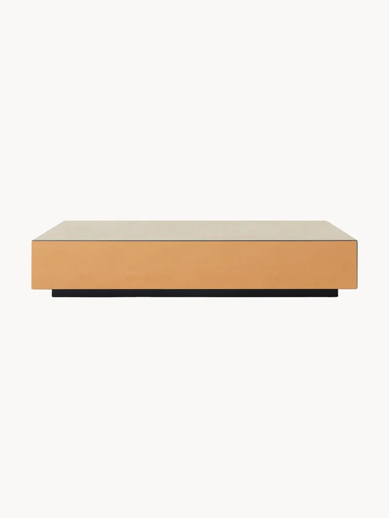 Handgemaakte salontafel Mirror van spiegelglas, B 80 cm de HKliving – photo du produit